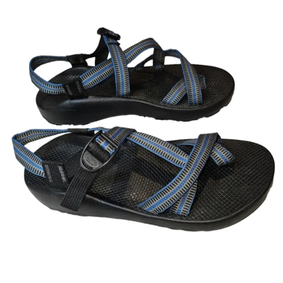 Men\'s Chacos - Black Sole with Blue Straps Chaco Z/2 Classic Sandals for Men | The Insole Store main image 3